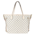 Louis Vuitton Louis Vuitton Damier Azur Canvas Braided Neverfull MM