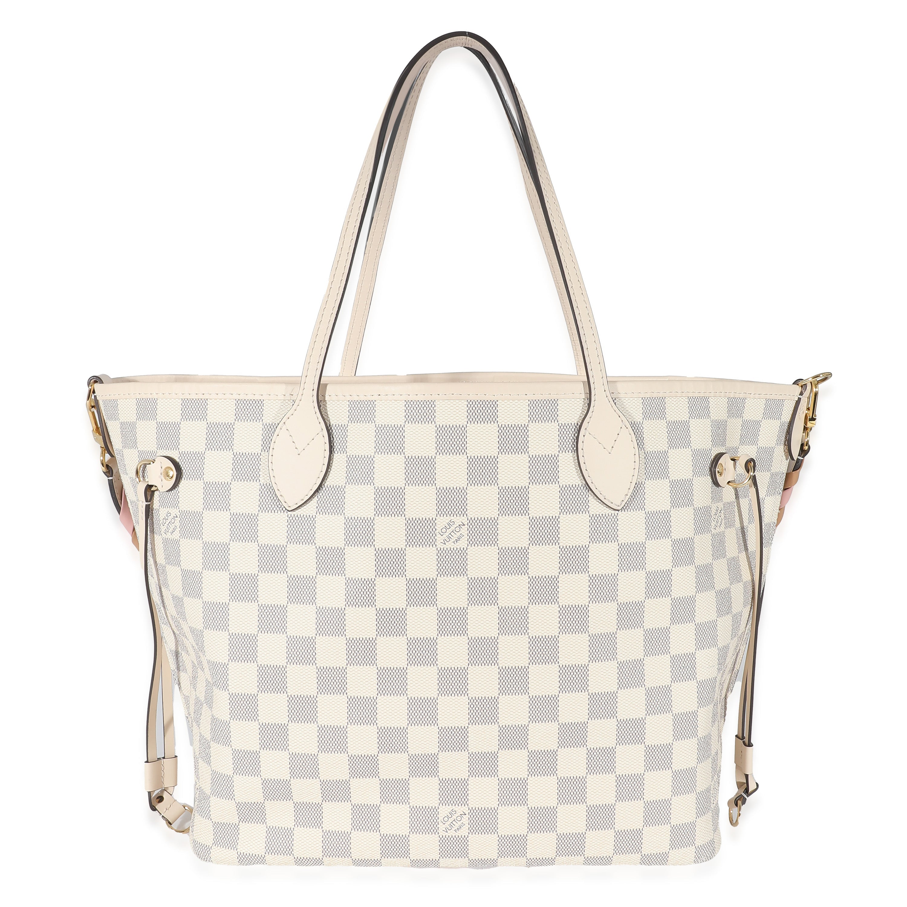 Louis Vuitton Louis Vuitton Damier Azur Canvas Braided Neverfull MM