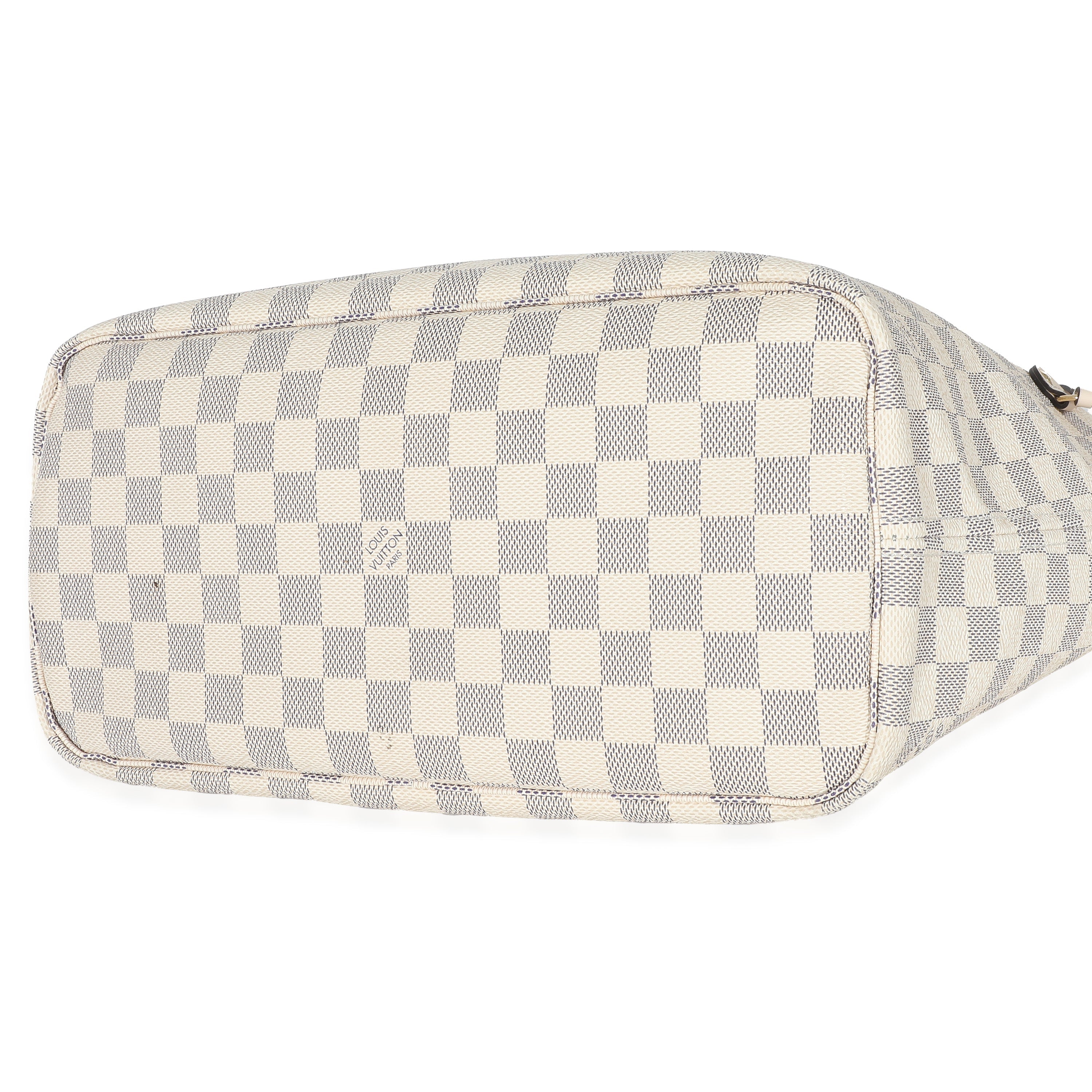 Louis Vuitton Louis Vuitton Damier Azur Canvas Braided Neverfull MM