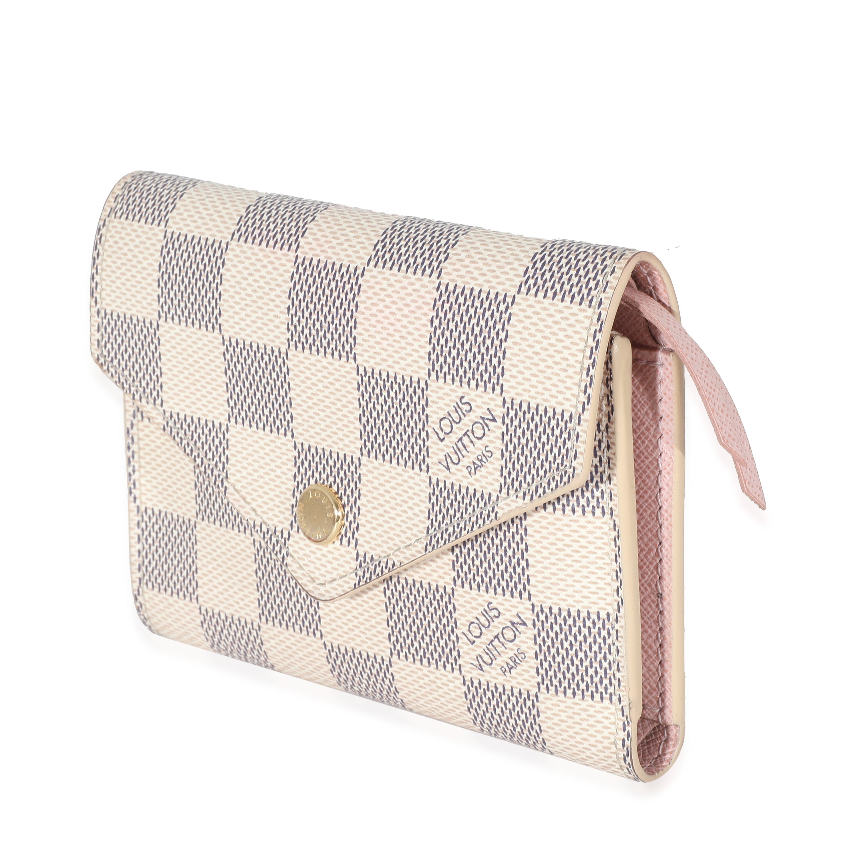 Louis Vuitton Louis Vuitton Damier Azur Canvas Victorine Wallet