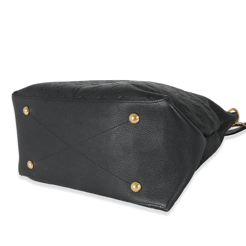Louis Vuitton Louis Vuitton Black Monogram Empreinte Maida Hobo