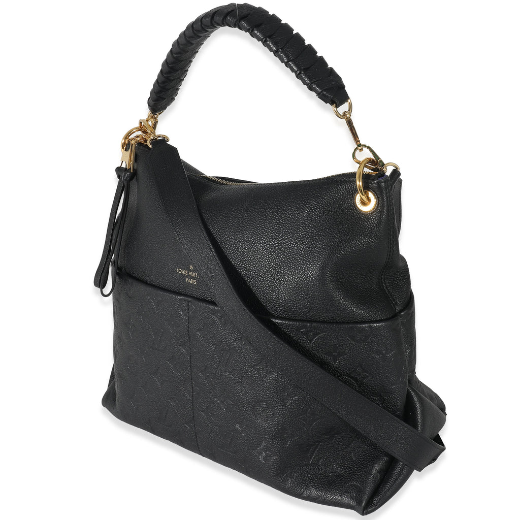Louis Vuitton Louis Vuitton Black Monogram Empreinte Maida Hobo