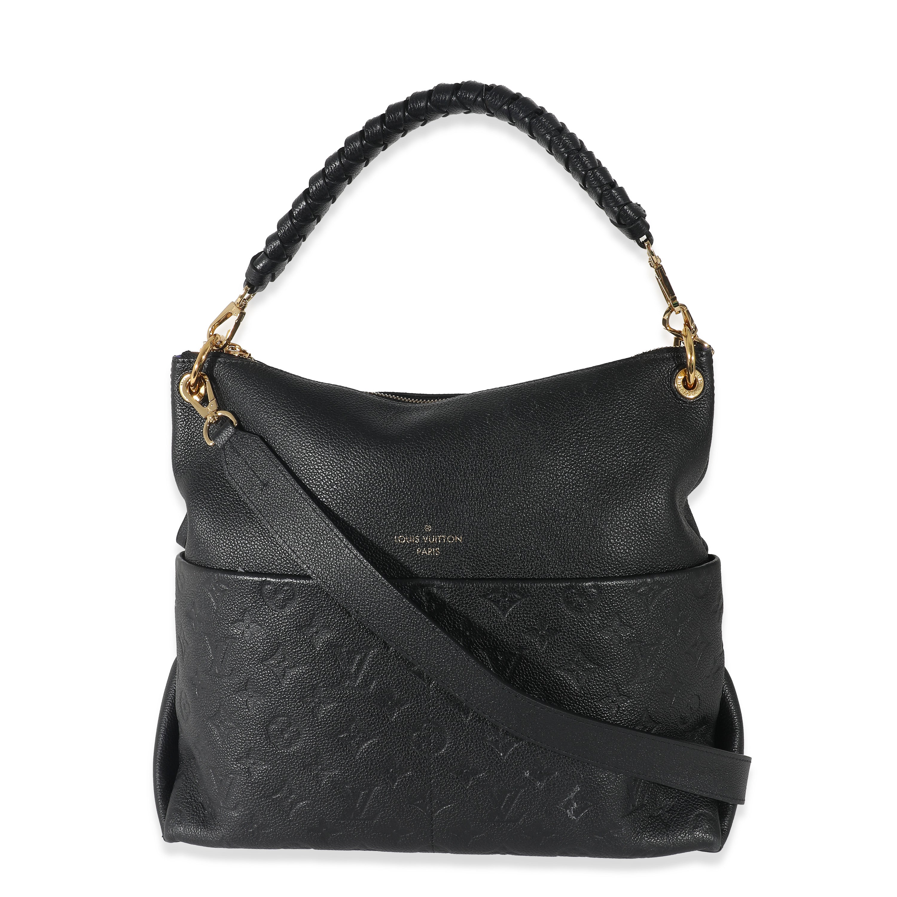 Louis Vuitton Louis Vuitton Black Monogram Empreinte Maida Hobo
