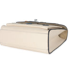 Louis Vuitton Louis Vuitton White Leather Mylockme Fleurs BB