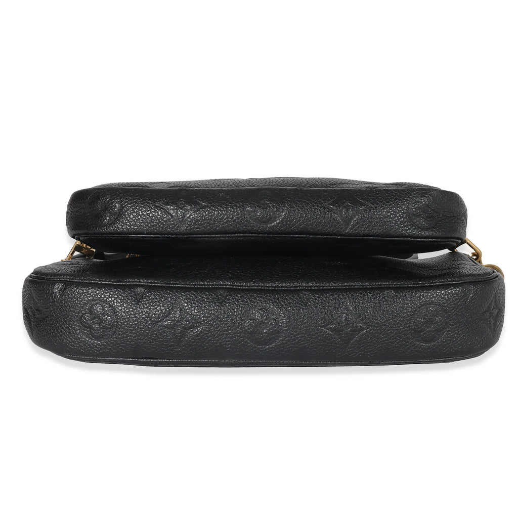 Louis Vuitton Louis Vuitton Black Monogram Empreinte Multi Pochette Accessoires