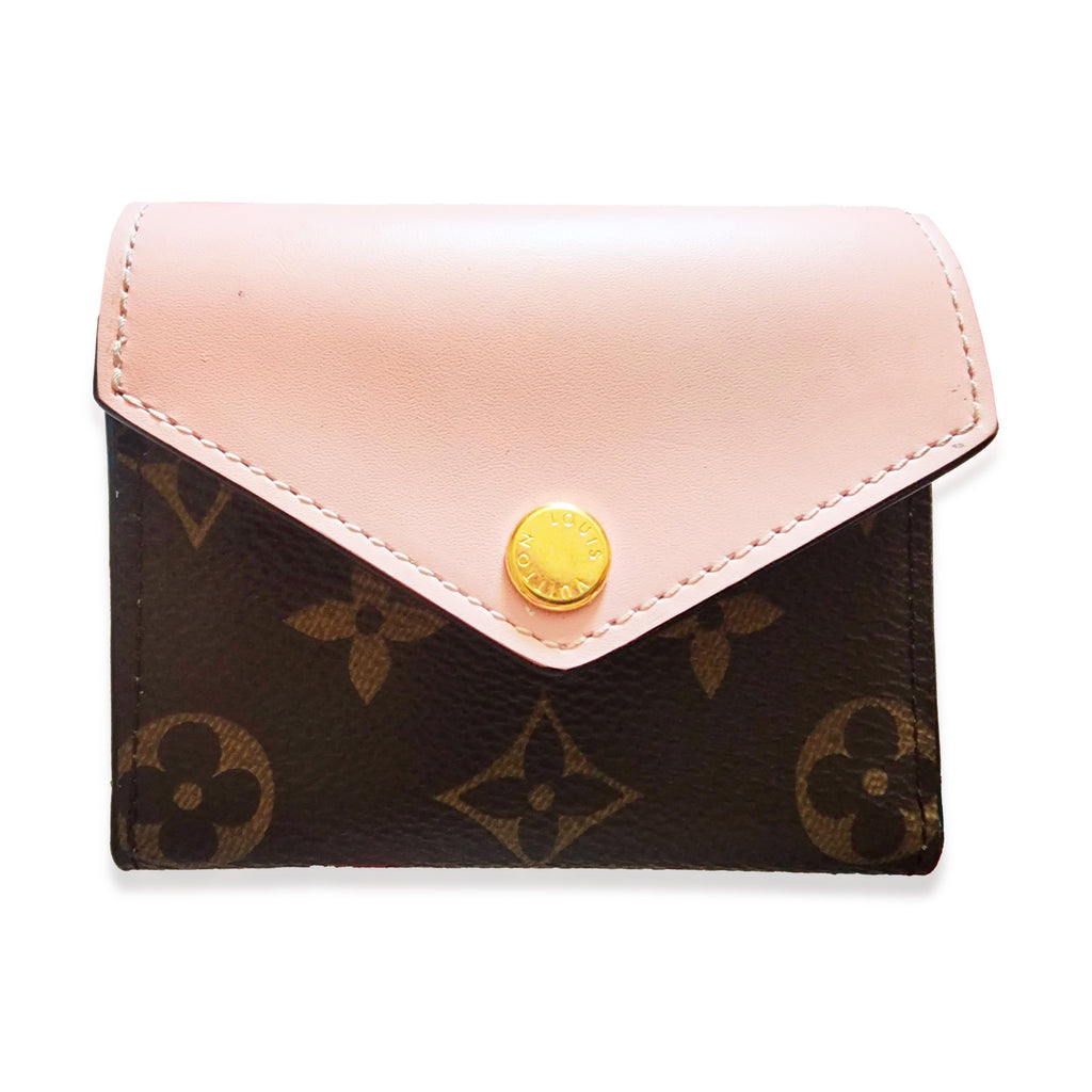 Louis Vuitton Louis Vuitton Rose Ballerine Monogram Canvas Zoé Wallet