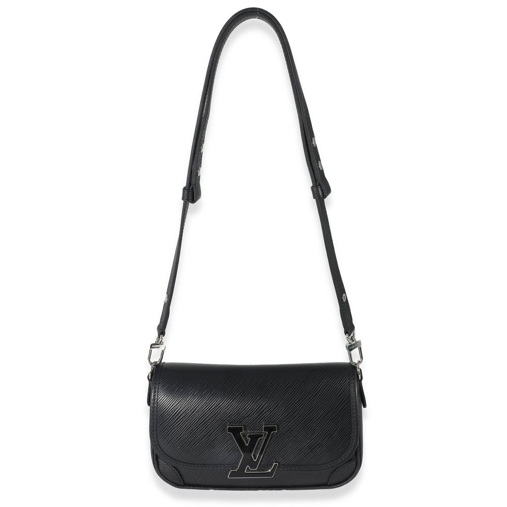 Louis Vuitton Louis Vuitton Black Epi Leather Buci Crossbody Bag