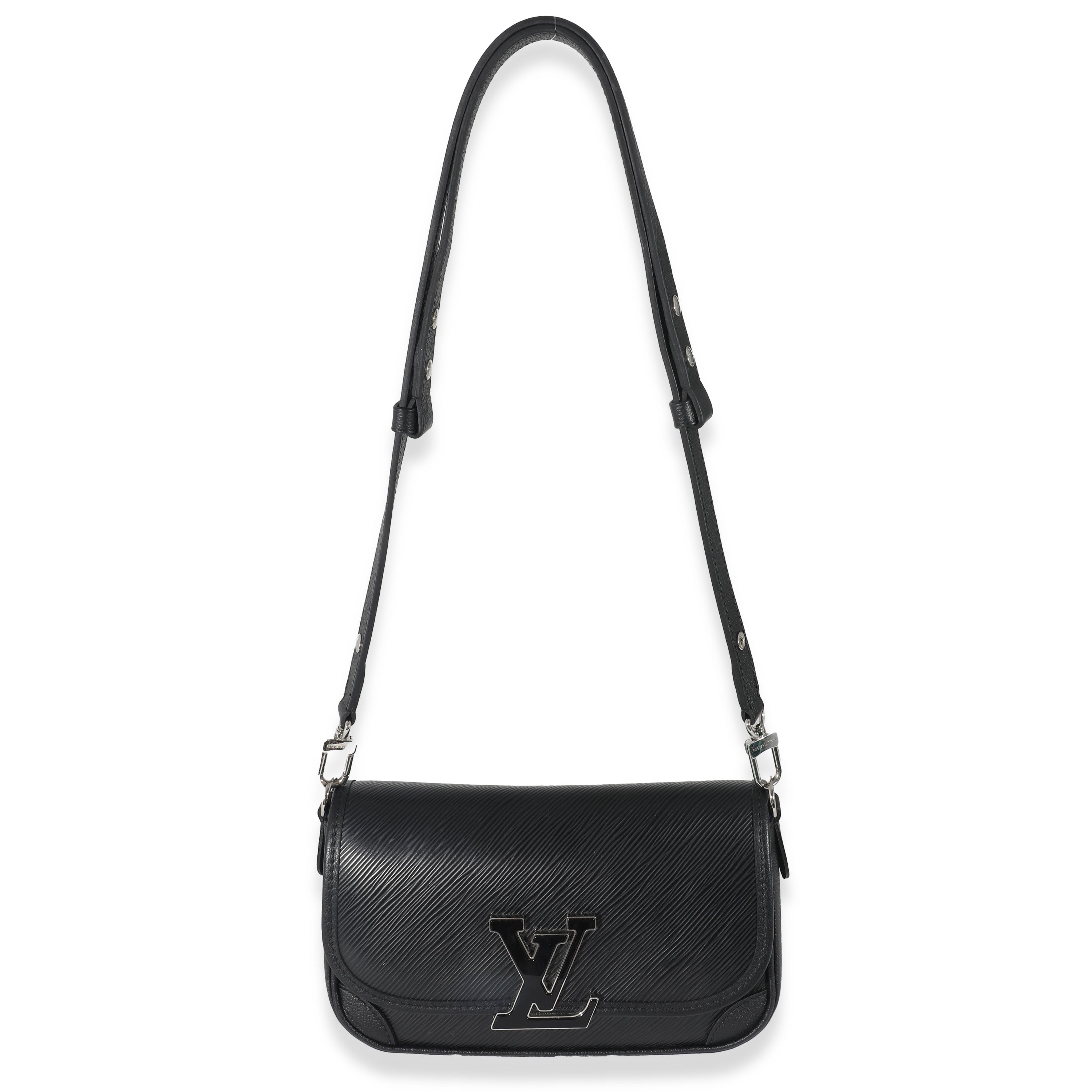Louis Vuitton Louis Vuitton Black Epi Leather Buci Crossbody Bag