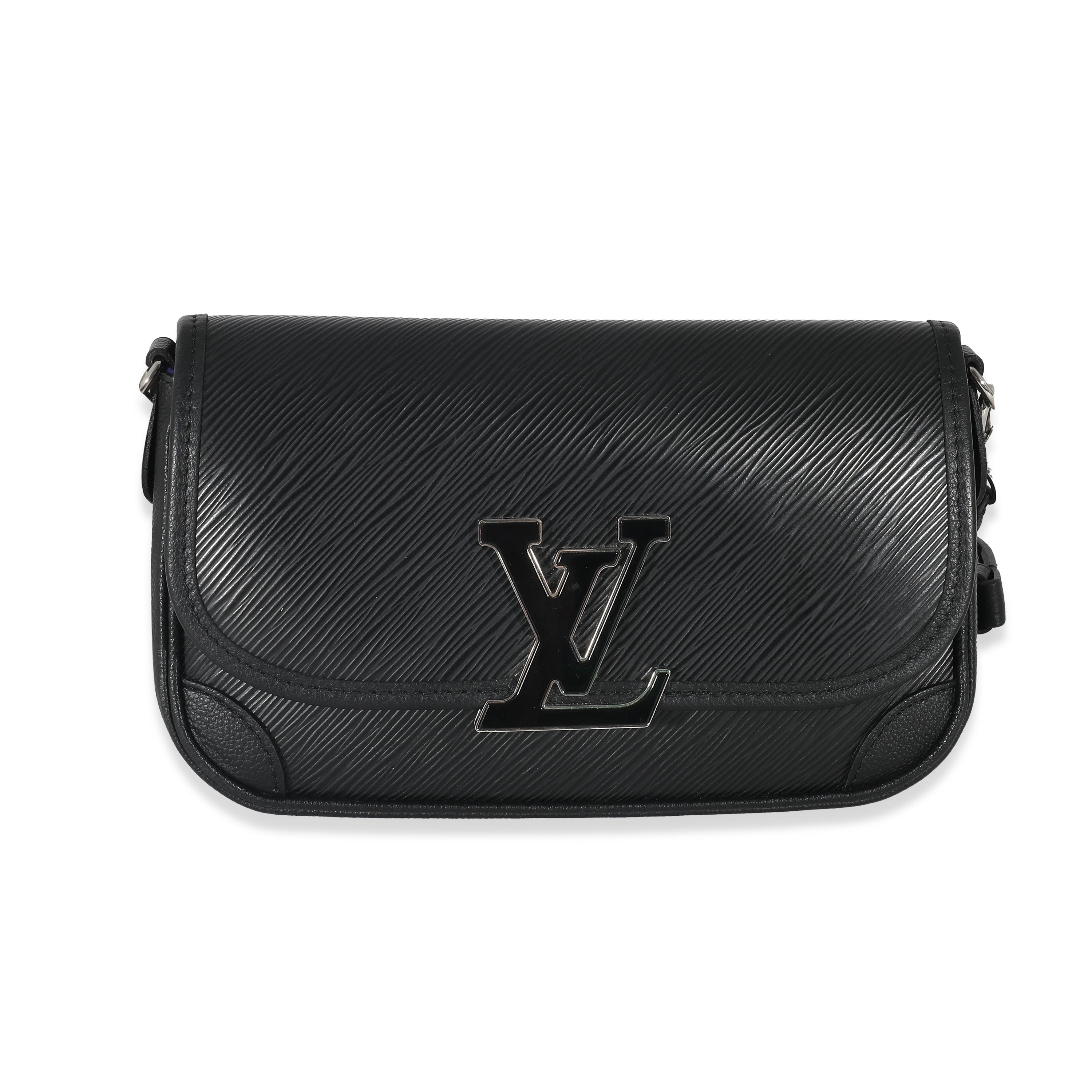 Louis Vuitton Louis Vuitton Black Epi Leather Buci Crossbody Bag