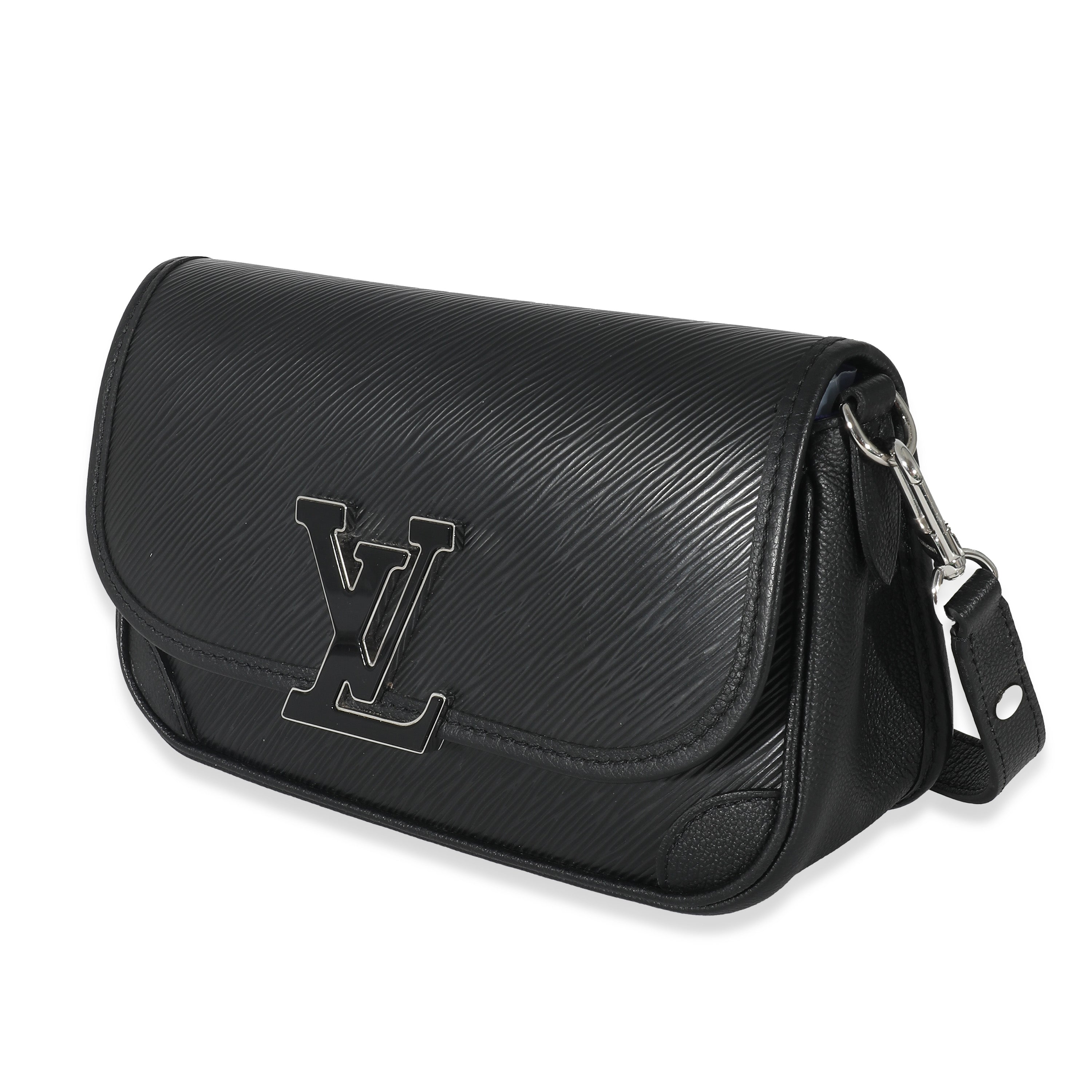 Louis Vuitton Louis Vuitton Black Epi Leather Buci Crossbody Bag