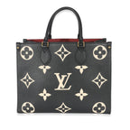 Louis Vuitton Louis Vuitton Black Beige Monogram Empreinte Onthego MM