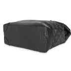Louis Vuitton Louis Vuitton Black Taurillon Monogram Eclipse Steamer PM
