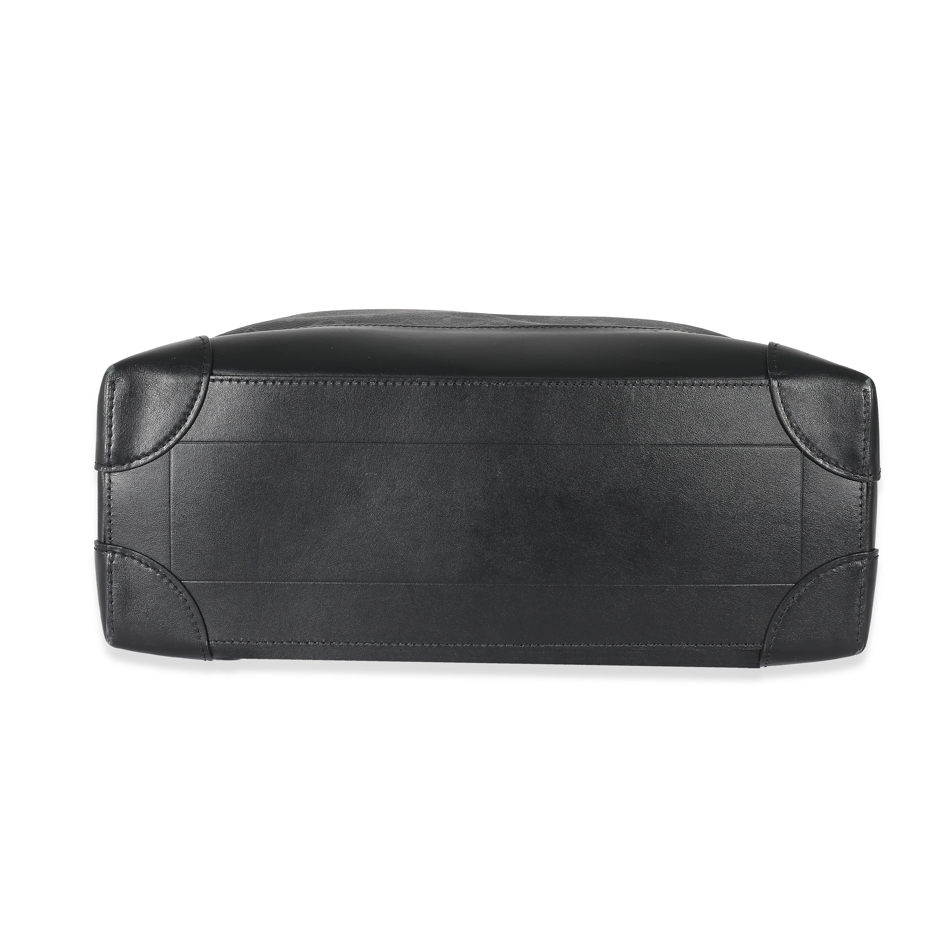 Louis Vuitton Louis Vuitton Black Taurillon Monogram Eclipse Steamer PM