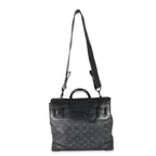 Louis Vuitton Louis Vuitton Black Taurillon Monogram Eclipse Steamer PM