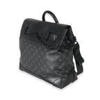 Louis Vuitton Louis Vuitton Black Taurillon Monogram Eclipse Steamer PM