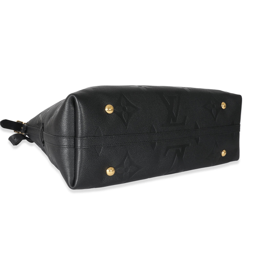 Louis Vuitton Louis Vuitton Black Monogram Empreinte Carryall MM 