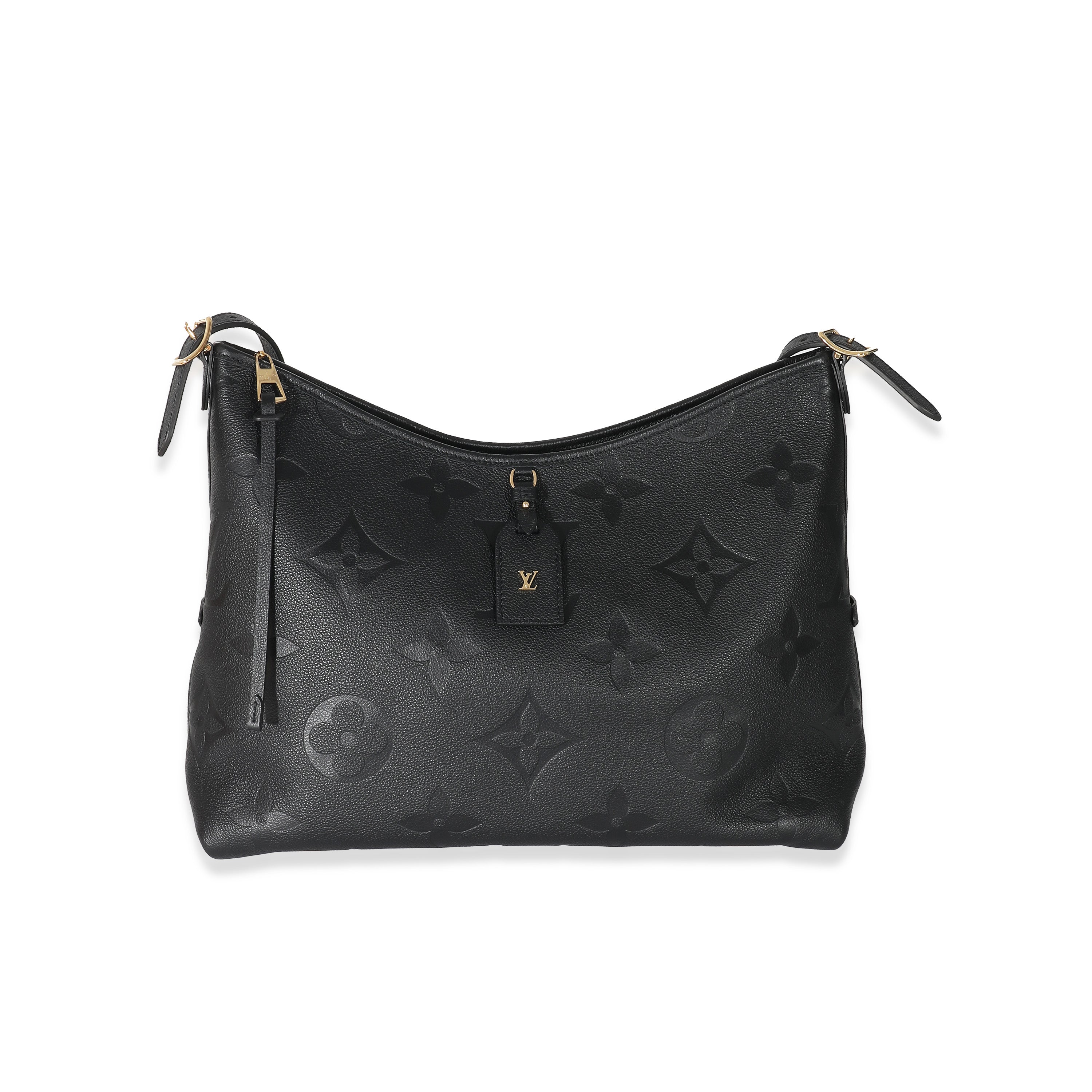 Louis Vuitton Louis Vuitton Black Monogram Empreinte Carryall MM 