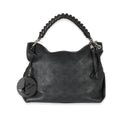 Louis Vuitton Louis Vuitton Black Monogram Mahina Beaubourg Hobo MM