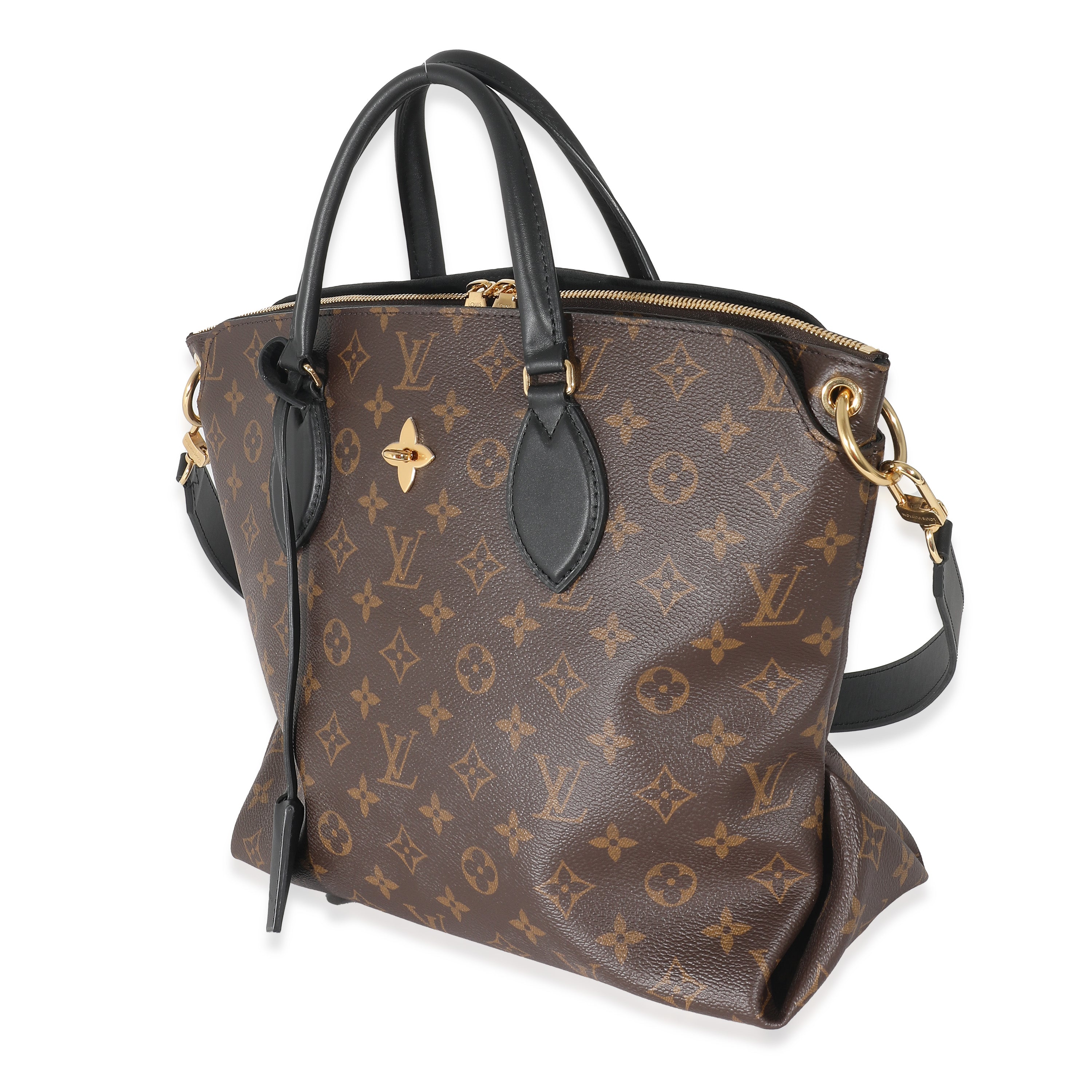Louis Vuitton Louis Vuitton Monogram Canvas Flower Zipped Tote