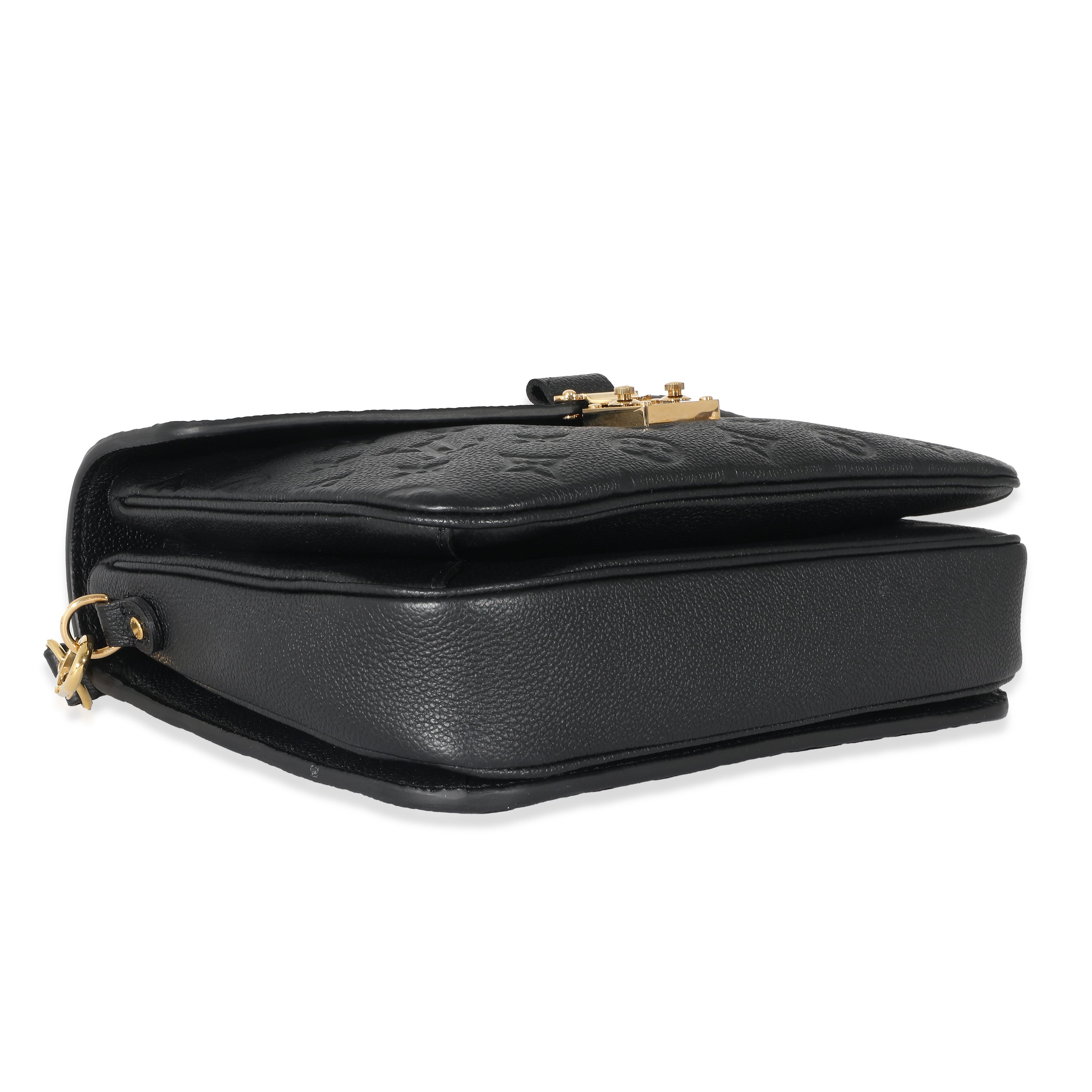 Louis Vuitton Louis Vuitton Black Monogram Empreinte Pochette Metis