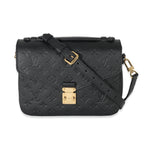 Louis Vuitton Louis Vuitton Black Monogram Empreinte Pochette Metis