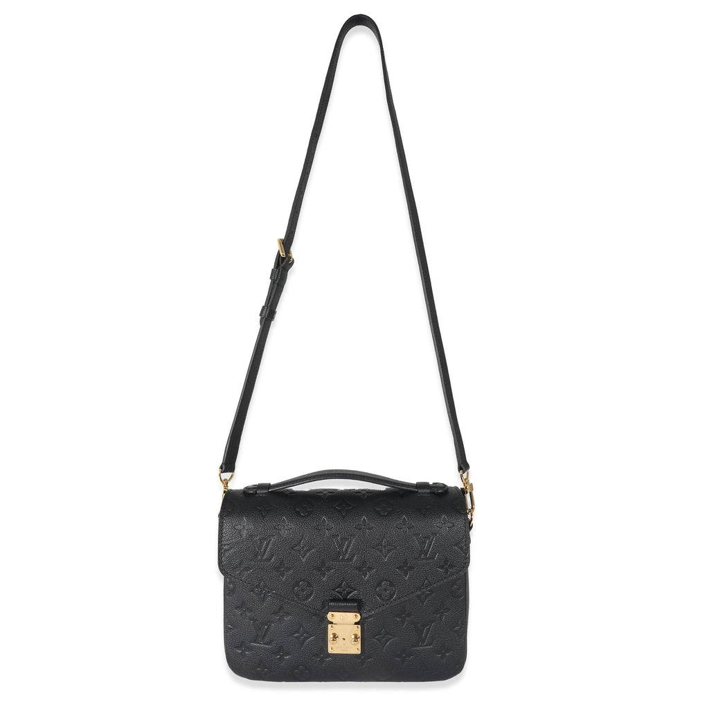 Louis Vuitton Louis Vuitton Black Monogram Empreinte Pochette Metis