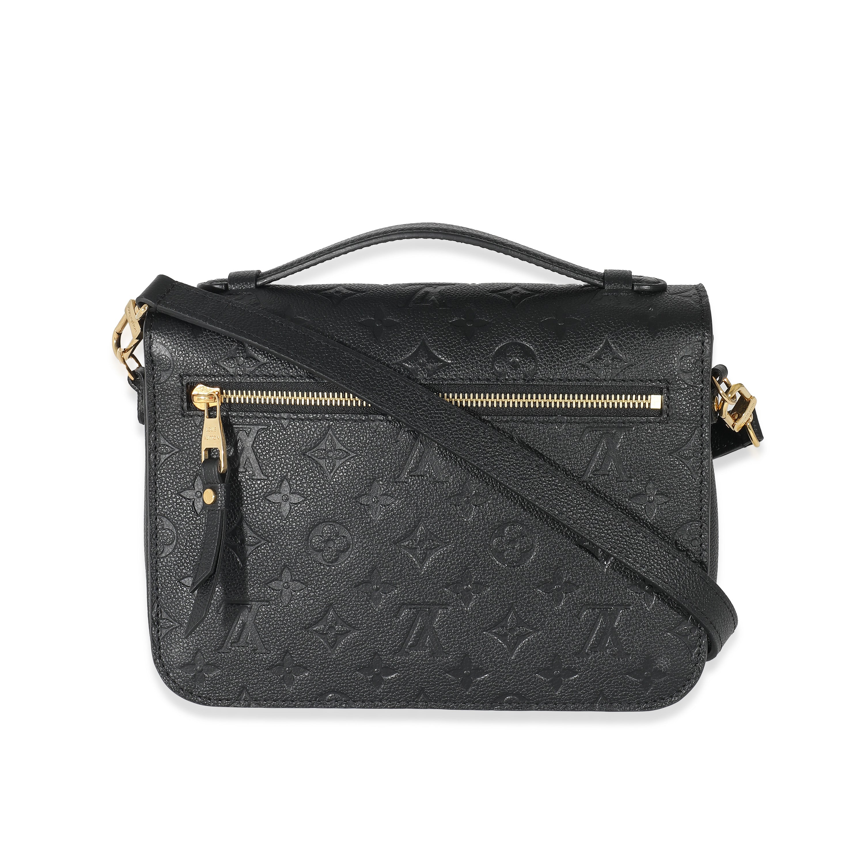 Louis Vuitton Louis Vuitton Black Monogram Empreinte Pochette Metis