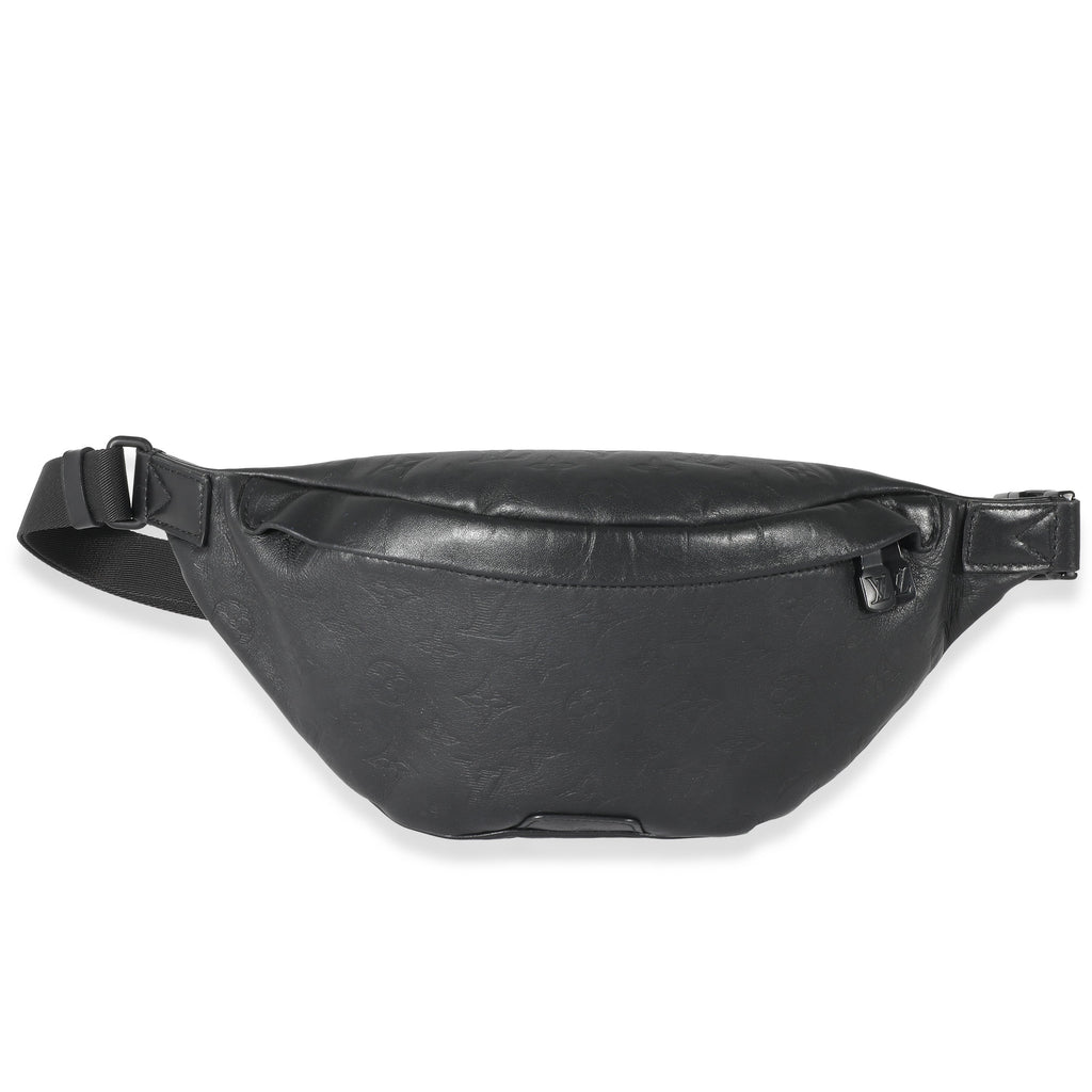 Louis Vuitton Louis Vuitton Black Calfskin Monogram Shadow Discovery Bumbag