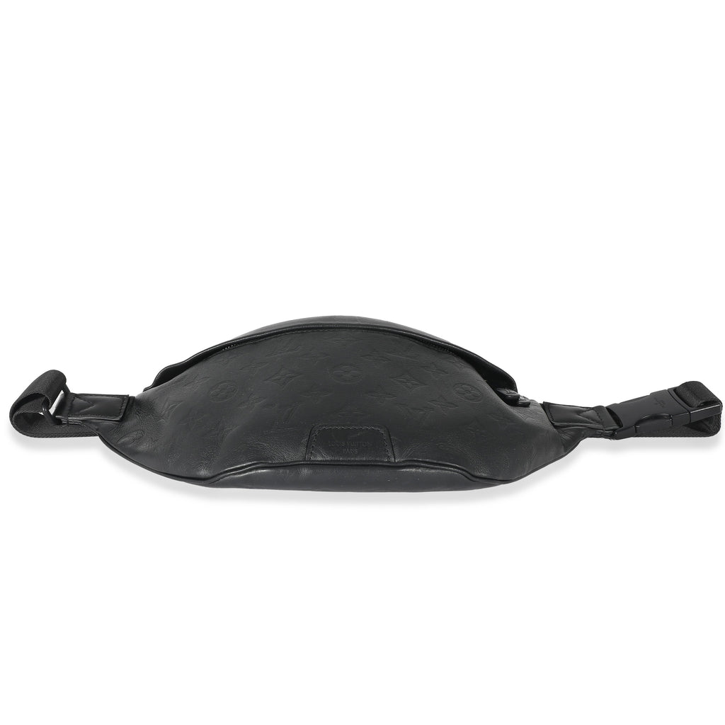 Louis Vuitton Louis Vuitton Black Calfskin Monogram Shadow Discovery Bumbag