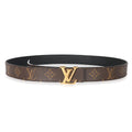 Louis Vuitton Louis Vuitton Monogram Canvas LV Initiales 30mm Reversible Belt 95