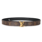Louis Vuitton Louis Vuitton Monogram Canvas LV Initiales 30mm Reversible Belt 95