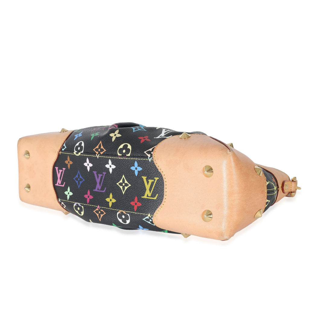 Louis Vuitton Louis Vuitton Black Monogram Multicolor Canvas Judy MM