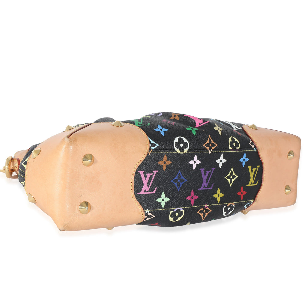 Louis Vuitton Louis Vuitton Black Monogram Multicolor Canvas Judy MM