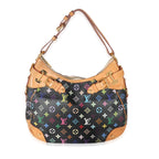 Louis Vuitton Louis Vuitton Black Monogram Multicolor Canvas Greta