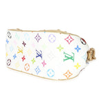 Louis Vuitton Louis Vuitton White Multicolor Monogram Canvas Gold Marilyn