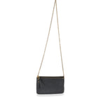 Louis Vuitton Louis Vuitton Black Empreinte Double Zip Pochette