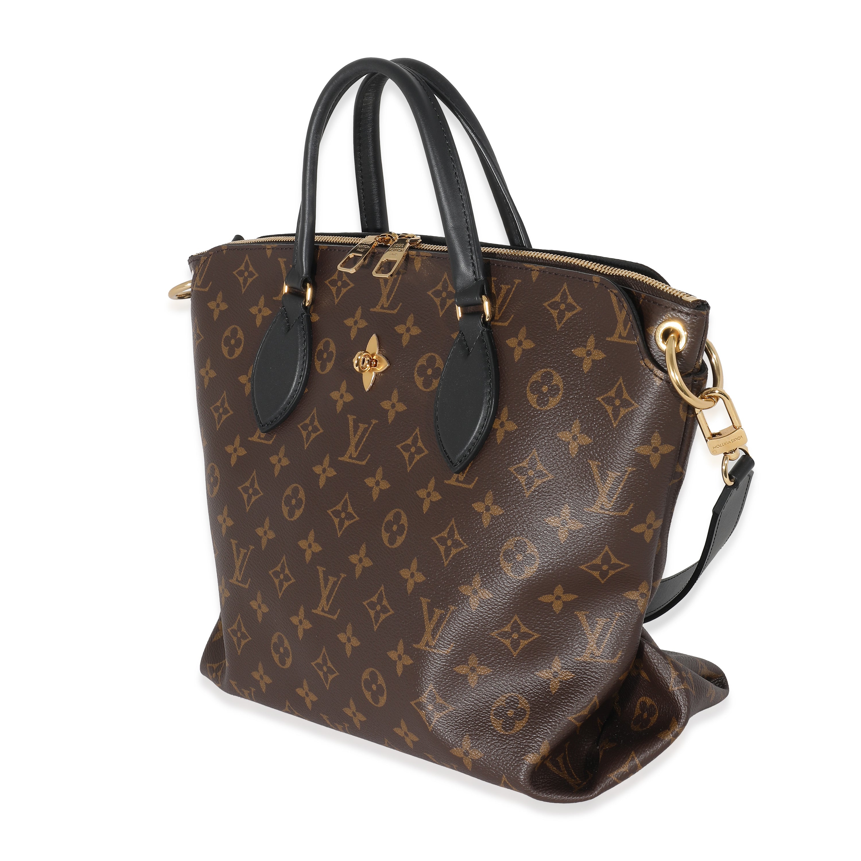 Louis Vuitton Louis Vuitton Monogram Canvas Flower Zipped Tote