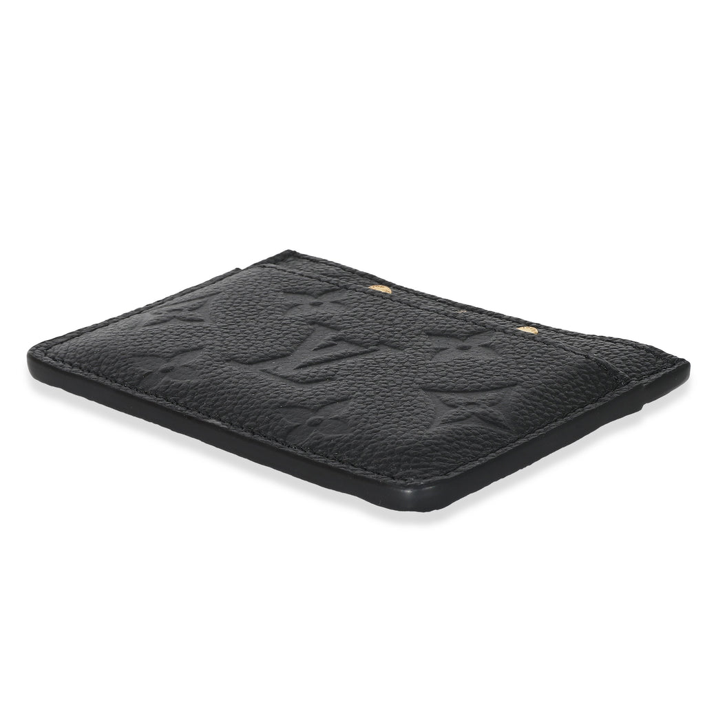 Louis Vuitton Louis Vuitton Black Empreinte Card Holder