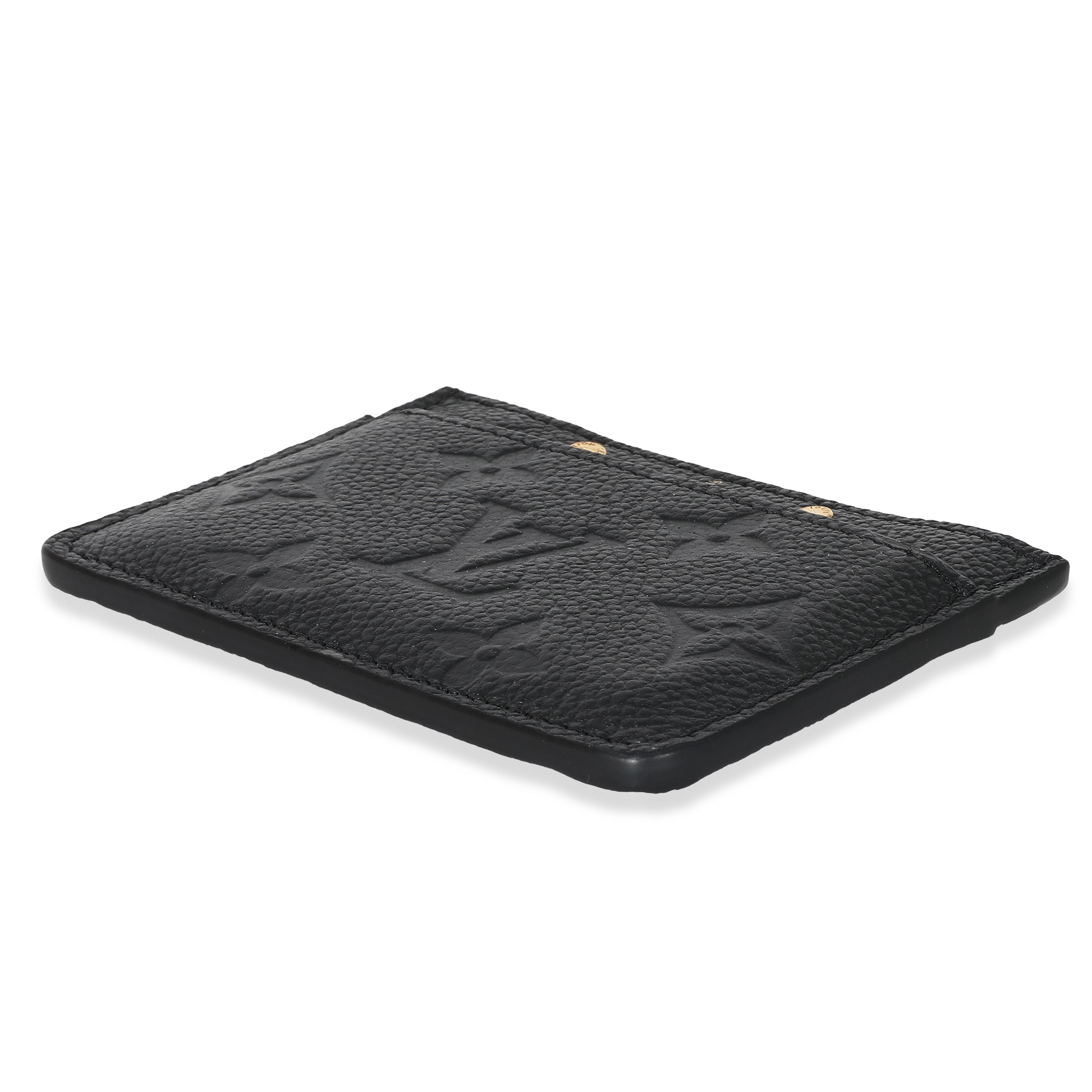 Louis Vuitton Louis Vuitton Black Empreinte Card Holder