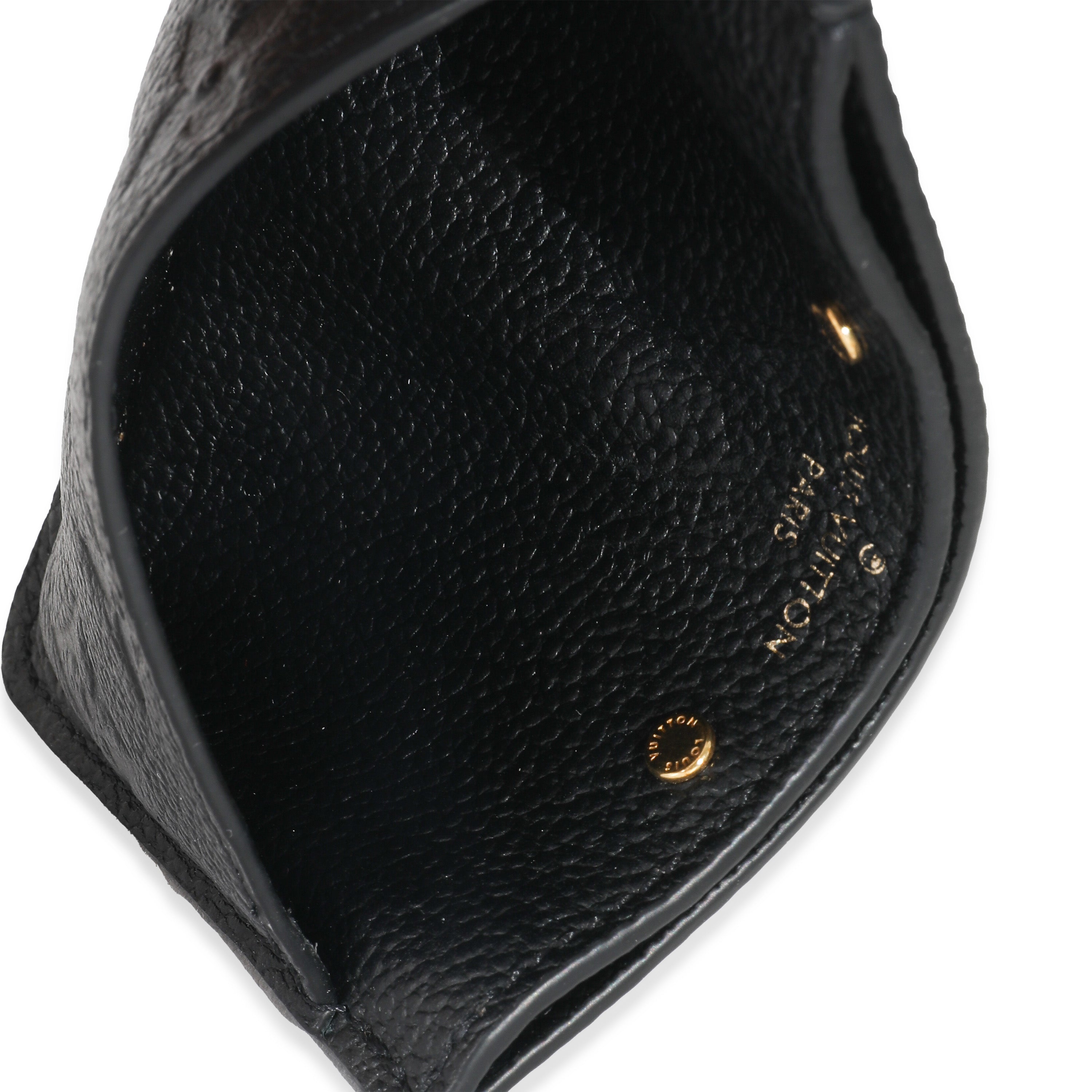Louis Vuitton Louis Vuitton Black Empreinte Card Holder