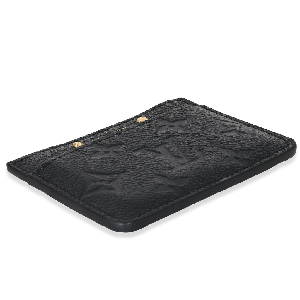 Louis Vuitton Louis Vuitton Black Empreinte Card Holder