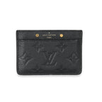 Louis Vuitton Louis Vuitton Black Empreinte Card Holder