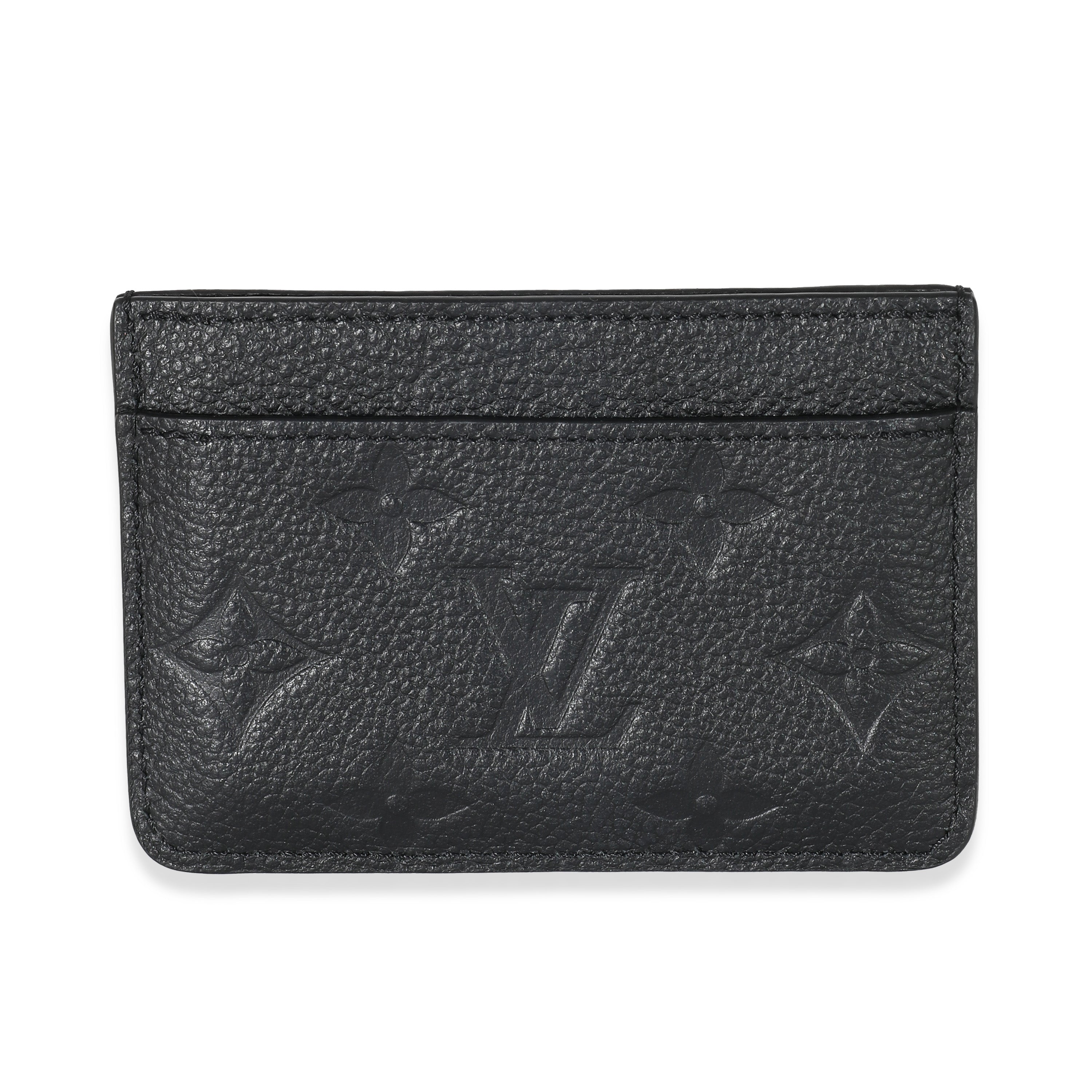 Louis Vuitton Louis Vuitton Black Empreinte Card Holder