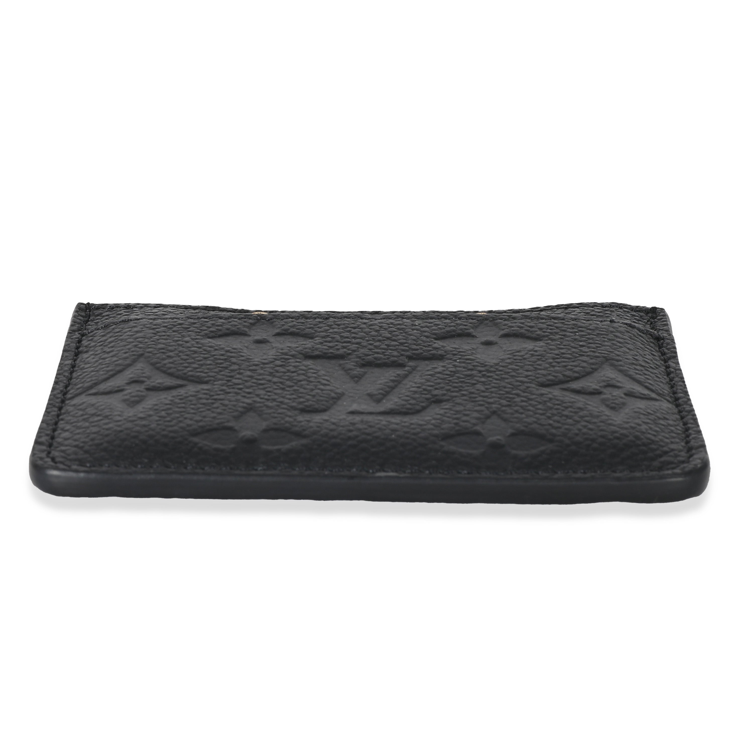 Louis Vuitton Louis Vuitton Black Empreinte Card Holder