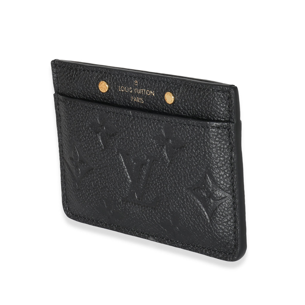 Louis Vuitton Louis Vuitton Black Empreinte Card Holder