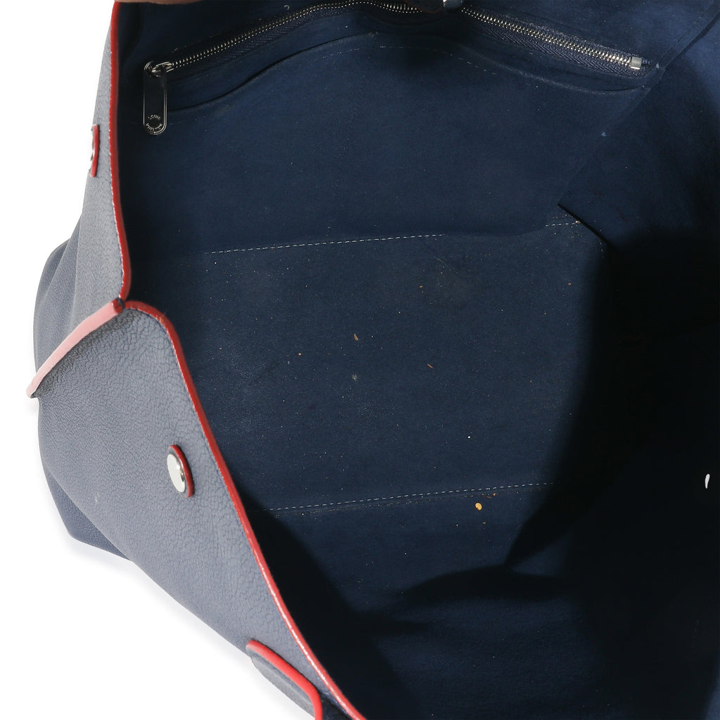 Louis Vuitton Louis Vuitton Marine Rouge Calfskin Lockme Go Tote
