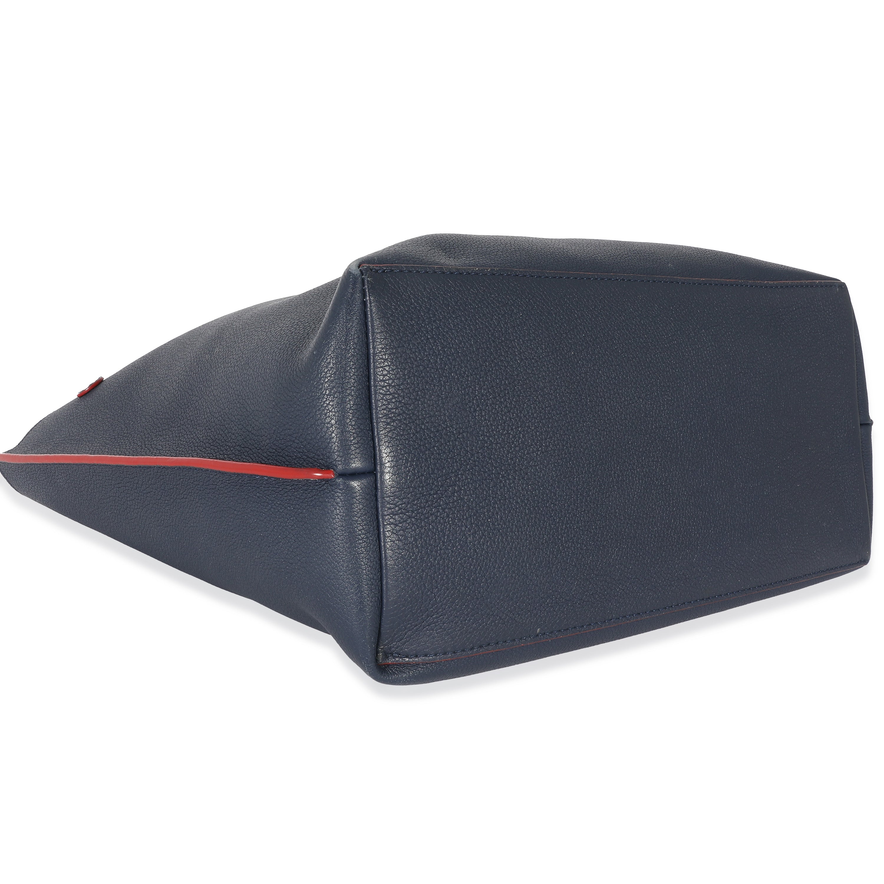 Louis Vuitton Louis Vuitton Marine Rouge Calfskin Lockme Go Tote