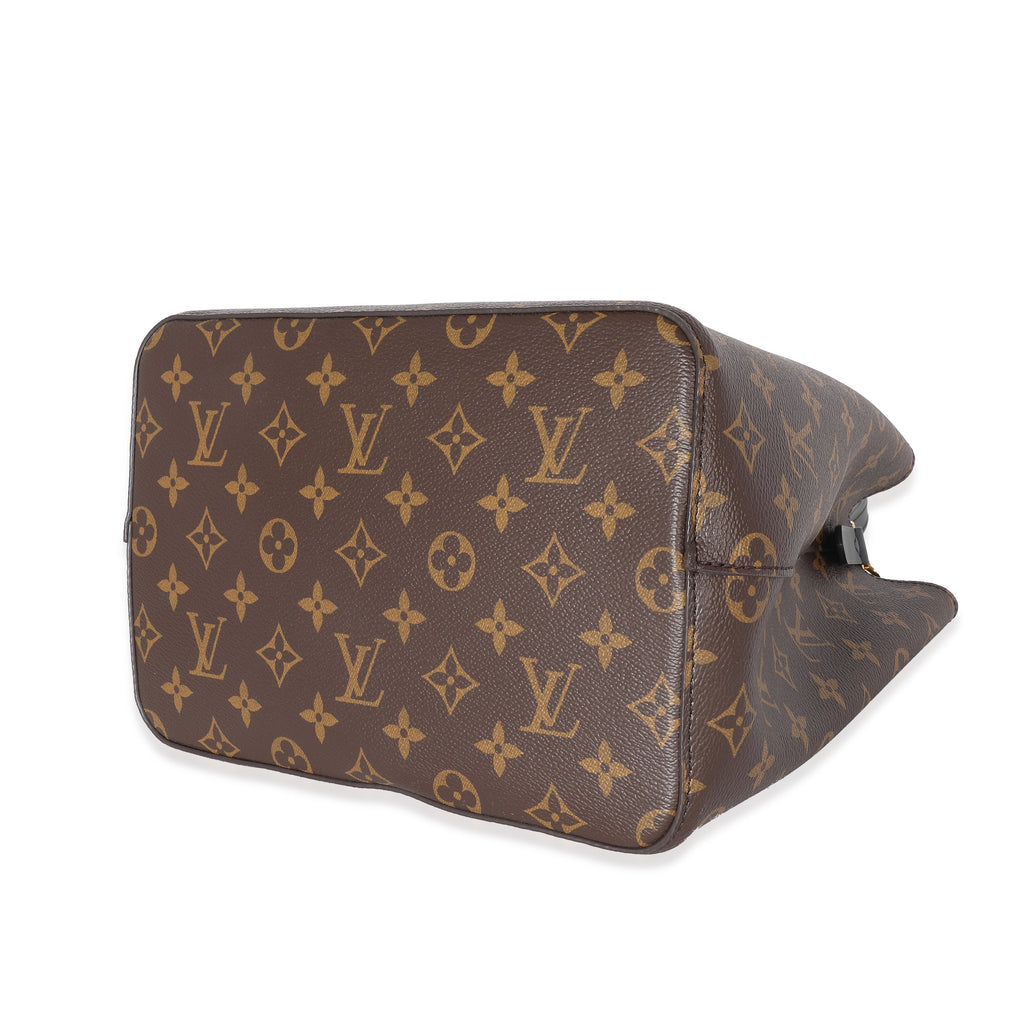 Louis Vuitton Louis Vuitton Monogram Canvas Black Leather NéoNoé MM