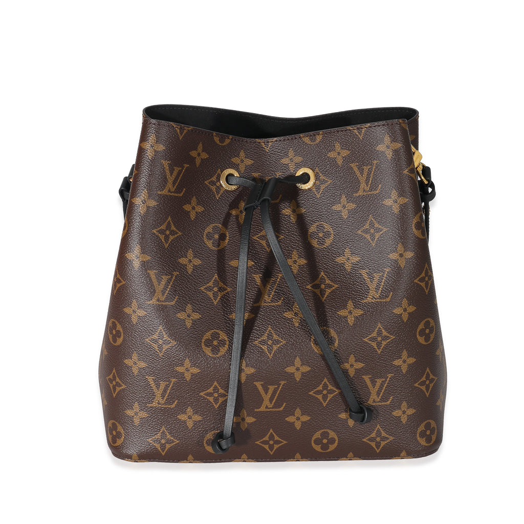 Louis Vuitton Louis Vuitton Monogram Canvas Black Leather NéoNoé MM