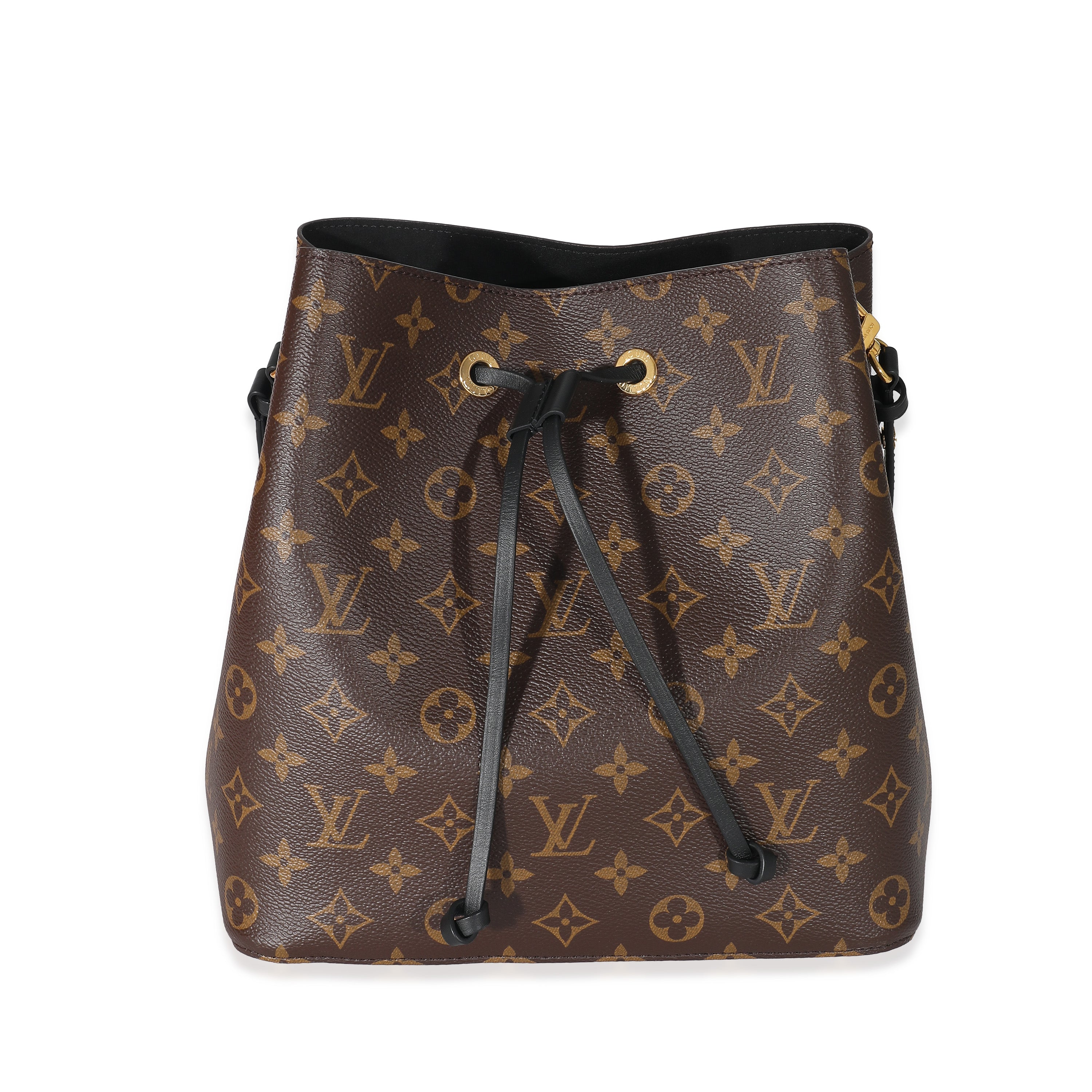 Louis Vuitton Louis Vuitton Monogram Canvas Black Leather NéoNoé MM